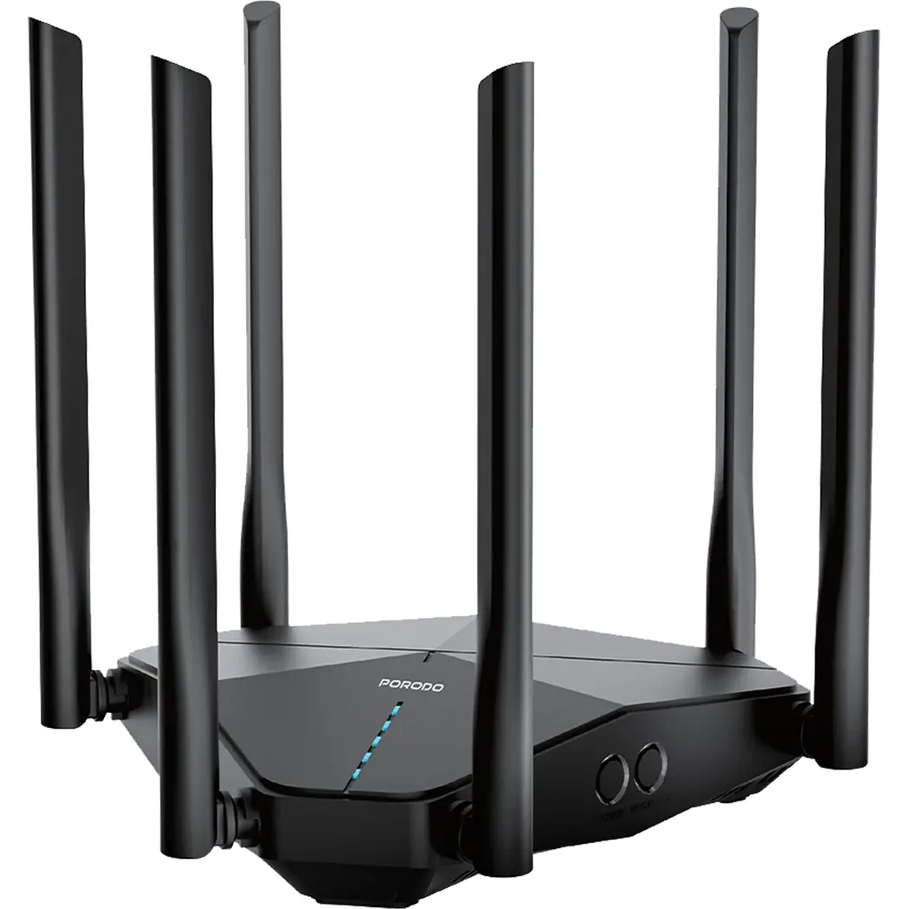 روتر بیسیم دو باند 6 آنتن 4G LTE پرودو Porodo Dual Band Portable Wi-Fi Router PDLFST207